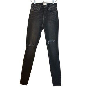 L'Agence Jeans Marguerite High Rise Skinny Black Size 24